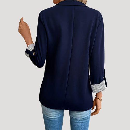 EB | Maßgeschneiderter Blazer – Klassisch Einreiher mit Aufschlagärmel