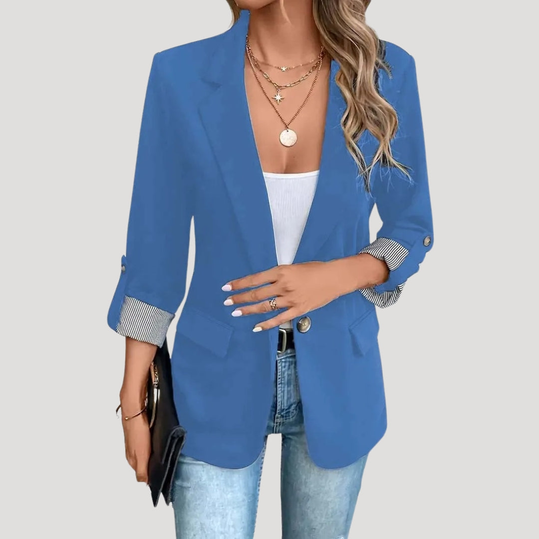EB | Maßgeschneiderter Blazer – Klassisch Einreiher mit Aufschlagärmel
