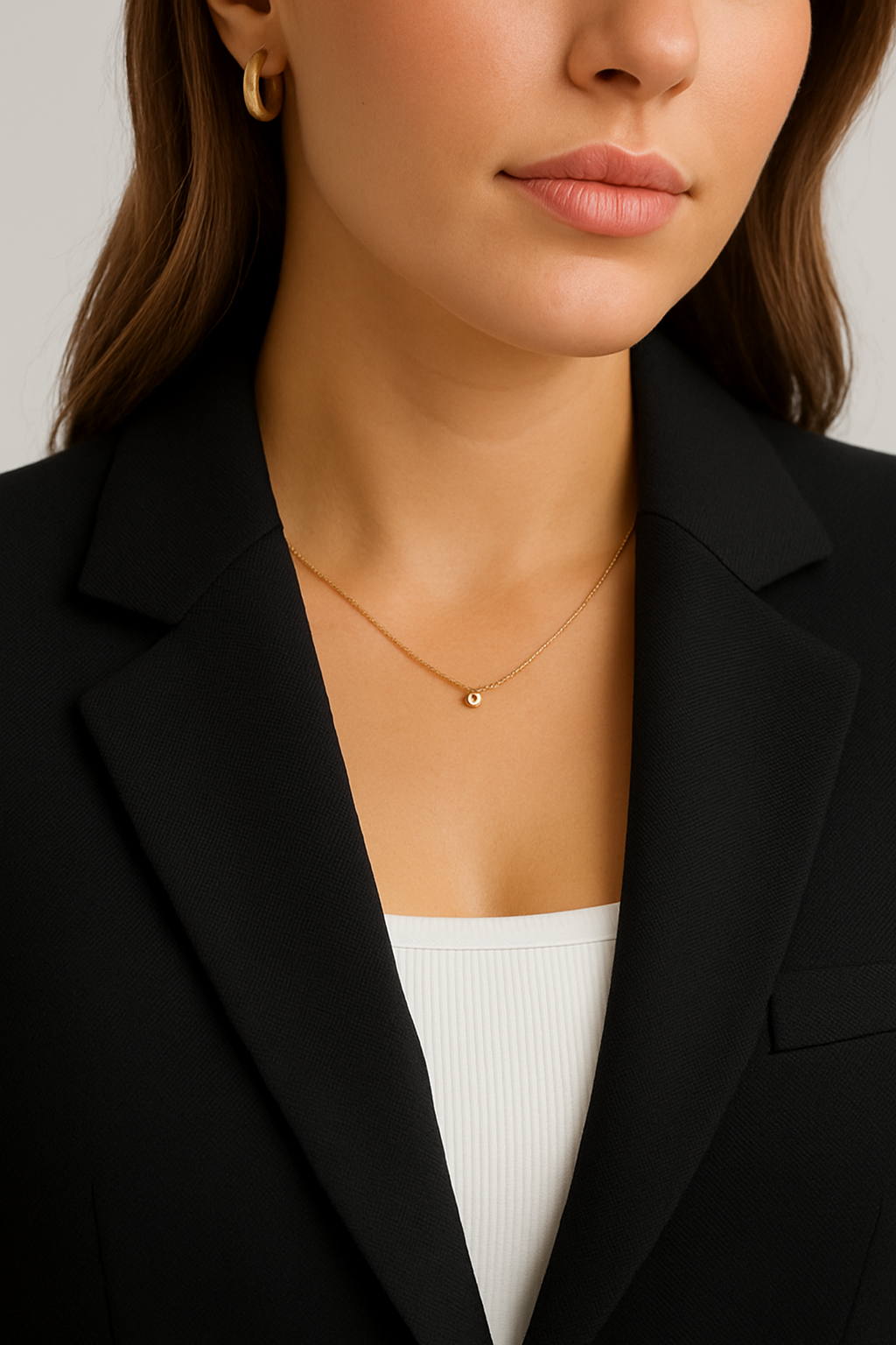 EB | Maßgeschneiderter Blazer – Einreiher – Slim Fit – Schwarz