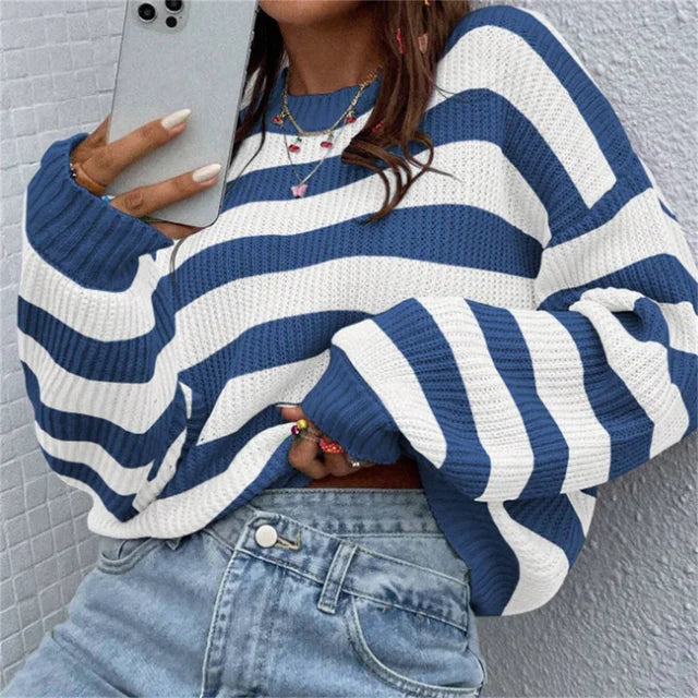 Modischer und müheloser Pullover