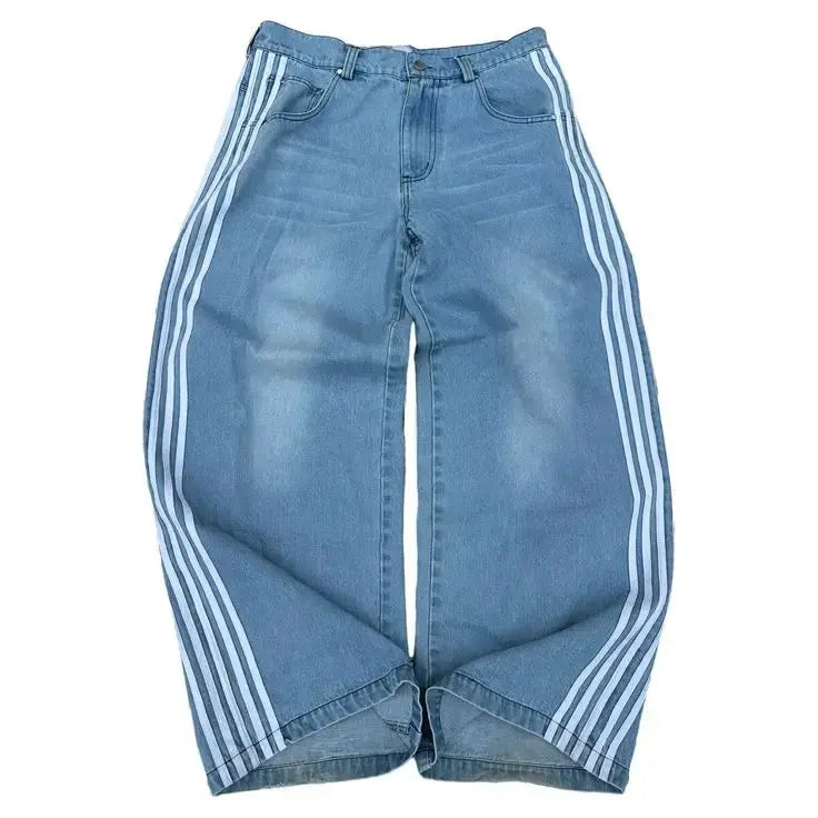 EB - Baggy-Jeans mit hoher Taille