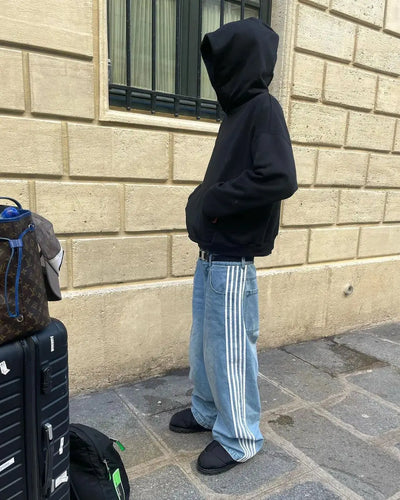 EB - Baggy-Jeans mit hoher Taille