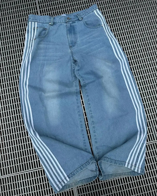 EB - Baggy-Jeans mit hoher Taille