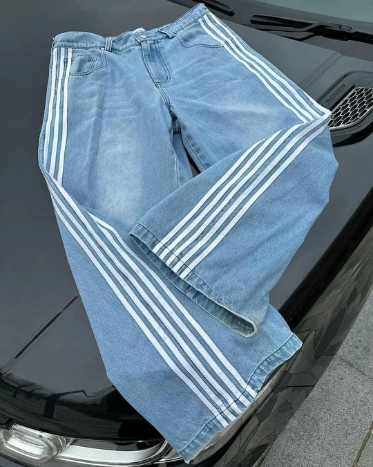 EB - Baggy-Jeans mit hoher Taille