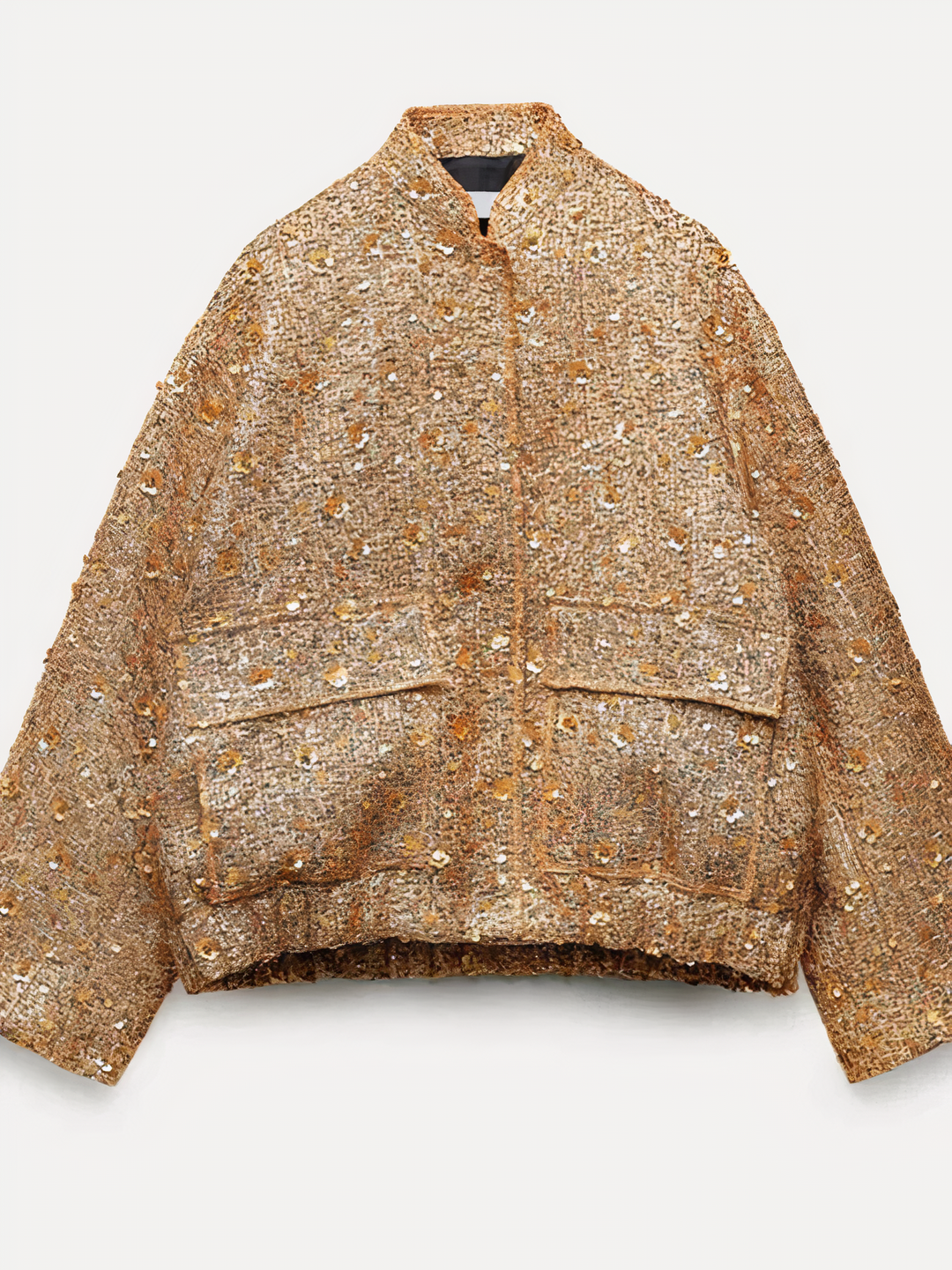 EB | Goldene Paillettenjacke