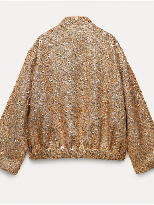 EB | Jacke mit goldenen Pailletten