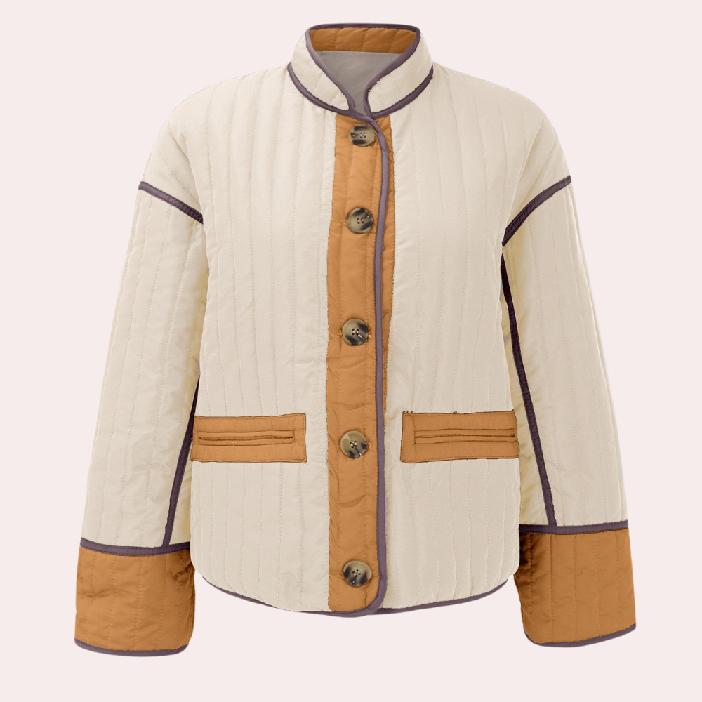 EB | Elegante Texturierte Herbstjacke für Damen