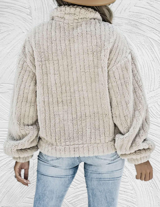 EB | Damen Wolljacke Stilvolle Winter/herbst