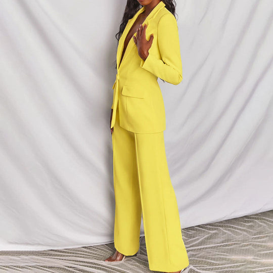 CHIC – Zweiteiliger Blazer und Hose Set für Damen