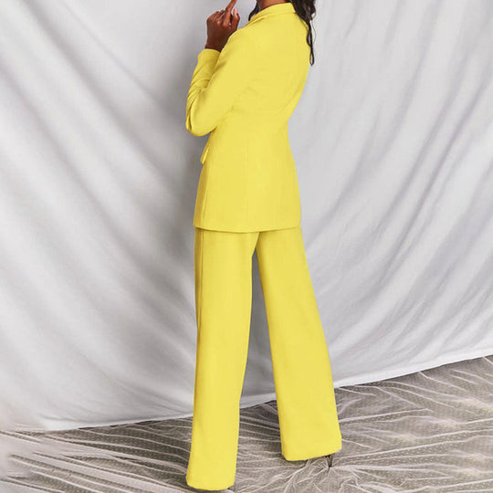 EB | 2-Teilige Set Blazer & Weite Hose Damen