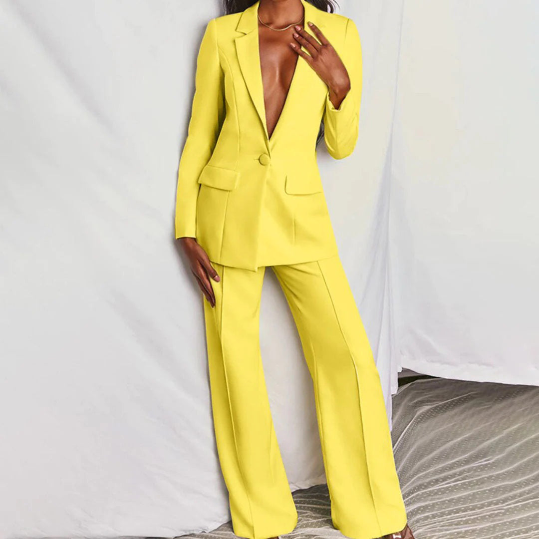 EB | Set Elegantes Blazer und Hose-Set für Damen