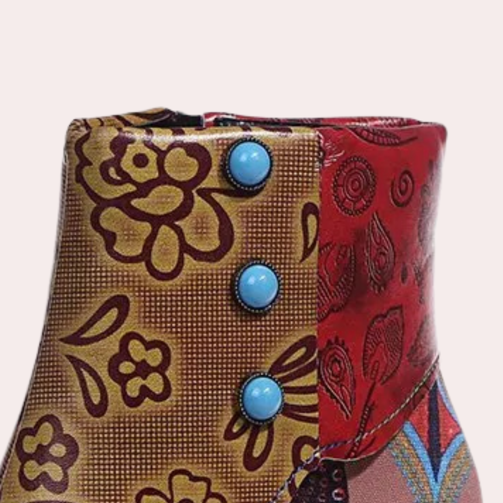 Auffällige Boho-Stiefel für Damen EB