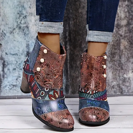 Auffällige Boho-Stiefel für Damen EB