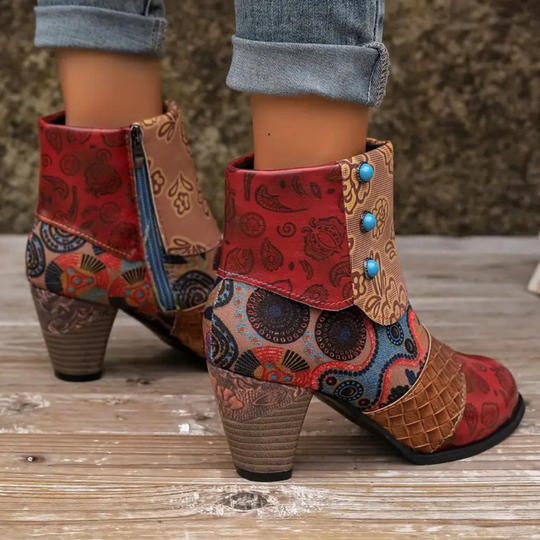 Auffällige Boho-Stiefel für Damen EB