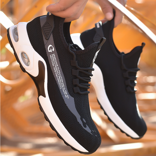 S1P mode Sicherheit Schuhe Männer Stahl Kappe Schuhe EB