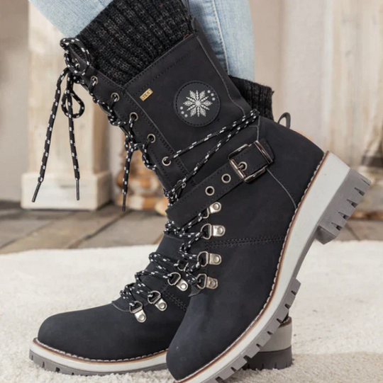 EB | Modische Winterstiefel Zum Schnüren