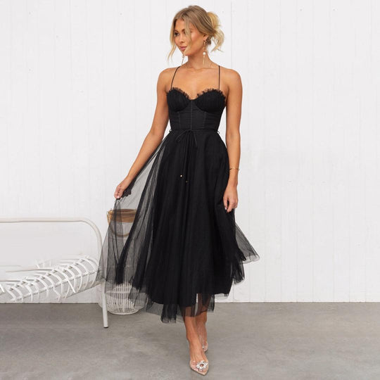 EB | Midi Kleid für Frauen Elegante Partykleidung