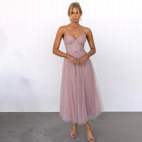 EB | Midi Kleid für Frauen Elegante Partykleidung