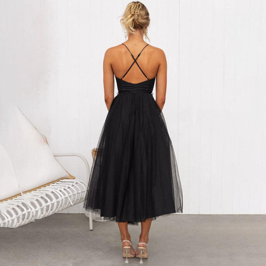 EB | Midi Kleid für Frauen Elegante Partykleidung