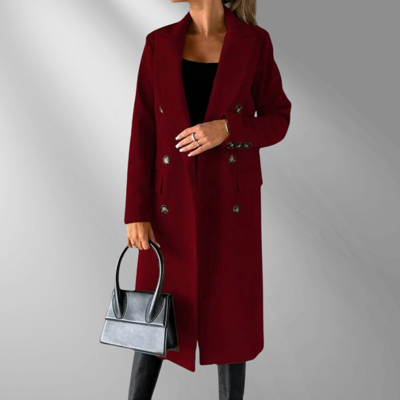 EBMode Wollmantel | Stylischer Damenmantel Für Herbst Und Winter