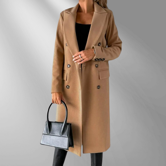 EBMode Wollmantel | Stylischer Damenmantel Für Herbst Und Winter