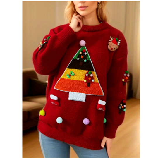 EB | Strick Weihnachts Pullover Damenmode