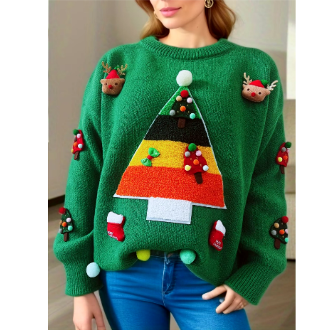 EB | Strick Weihnachts Pullover Damenmode