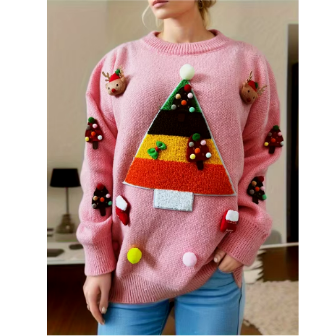 EB | Strick Weihnachts Pullover Damenmode