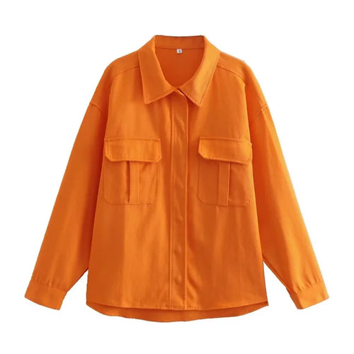 EB | Vintage Orange Streetwear-Jacke