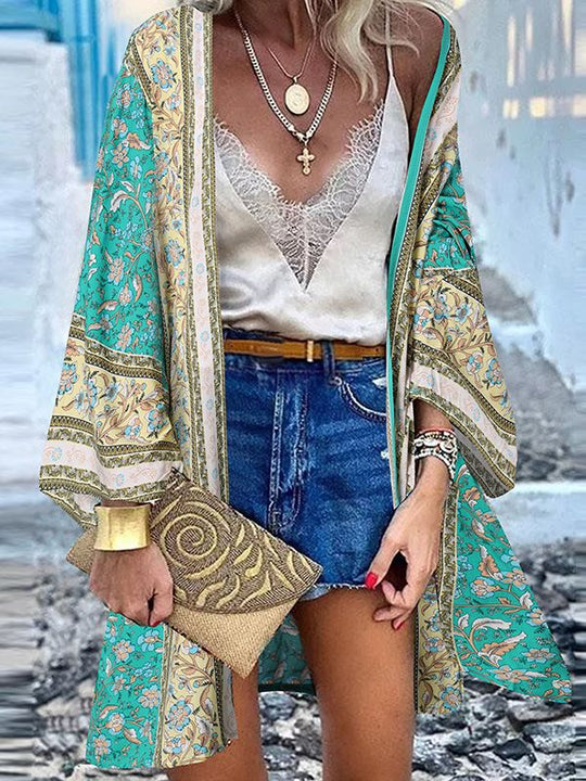 EB | Boho-Kimono Ein Fröhlicher, Stilvoller Und Mittellanger Kimono!