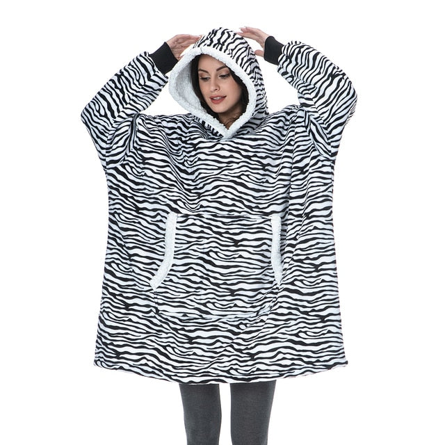 EB | Weiches Kapuzenpullover-decke Polyester Bequem und Warm