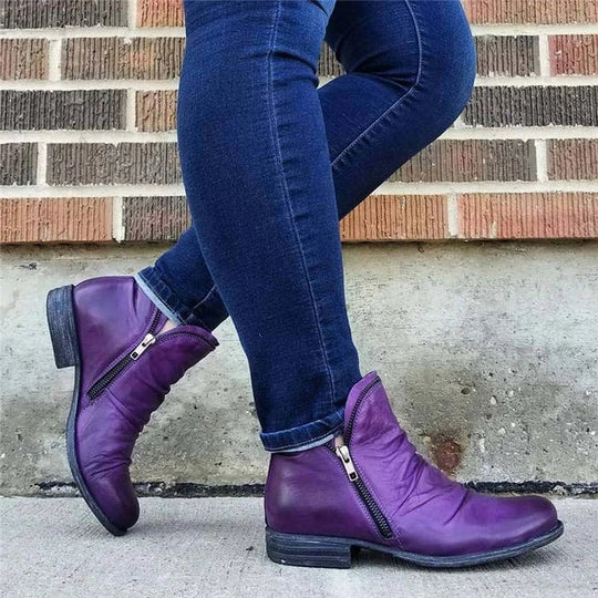 EB | Reißverschluss-Ankle Boots für Damen – Stilvoll & Bequem