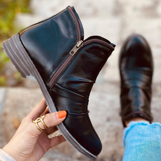 EB | Reißverschluss-Ankle Boots für Damen – Stilvoll & Bequem