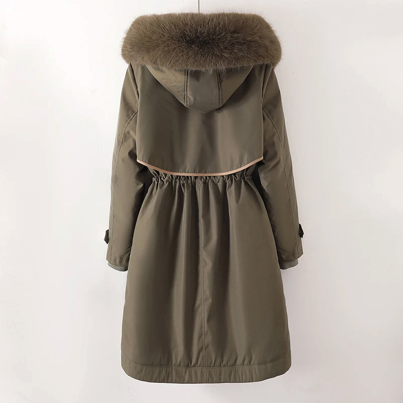 EB | Damen Winter Steppjacke mit Kapuze
