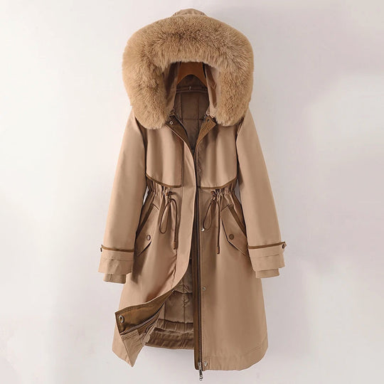 EB | Damen Winter Steppjacke mit Kapuze