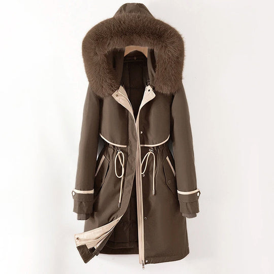 EB | Damen Winter Steppjacke mit Kapuze