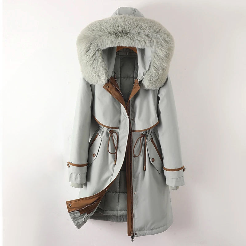 EB | Damen Winter Steppjacke mit Kapuze