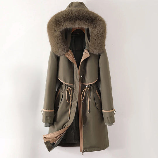 EB | Damen Winter Steppjacke mit Kapuze