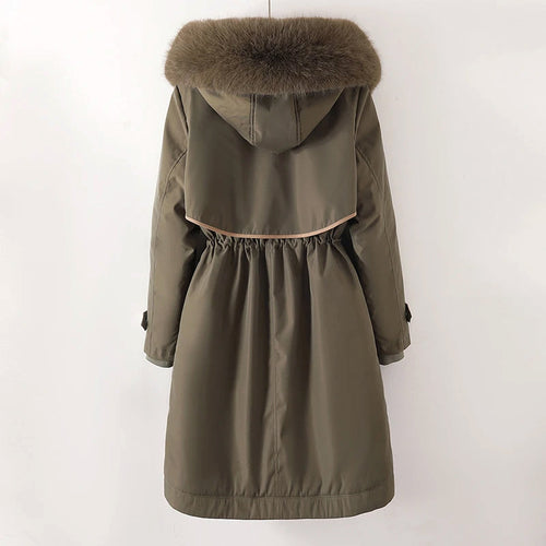 EB | Damen Winter Steppjacke mit Kapuze