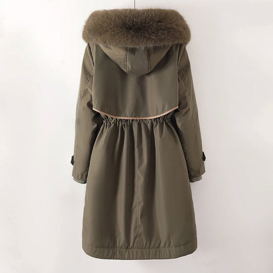 EB | Damen Winter Steppjacke mit Kapuze