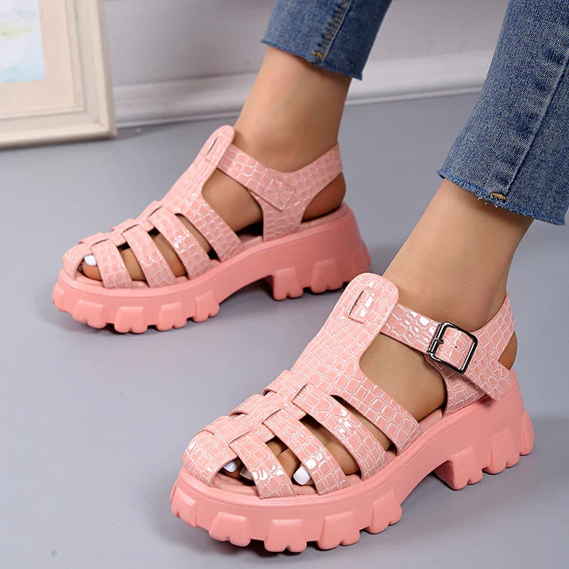 Waveselegance Gladiatoren Sandalen EB
