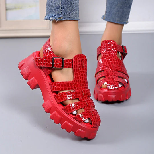 Waveselegance Gladiatoren Sandalen EB