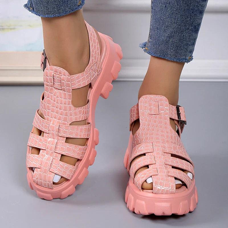 Waveselegance Gladiatoren Sandalen EB