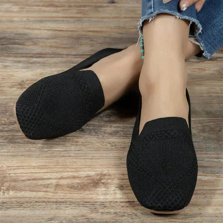 Sommer Mokassins | Slip-On | Bequem | Leinen Mokassins | Damenschuhe EB