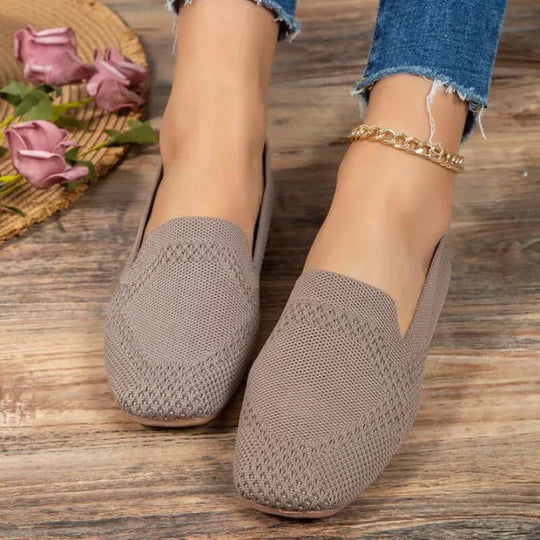 Sommer Mokassins | Slip-On | Bequem | Leinen Mokassins | Damenschuhe EB