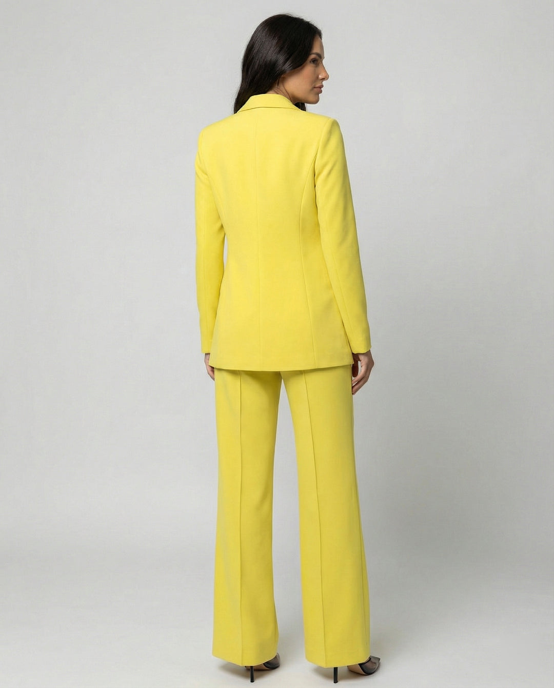 EB | Damenanzug 2-teilig - Eleganter Blazer und Weite Hose Set