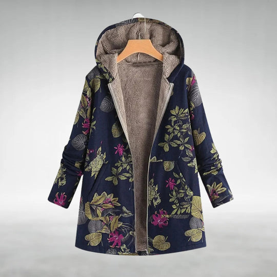 EB | Geblümte Fleecejacke