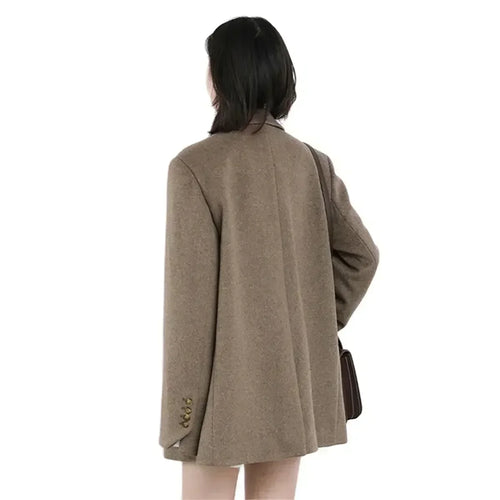 EB | Damen Blazer - Woll-Mitteljacke
