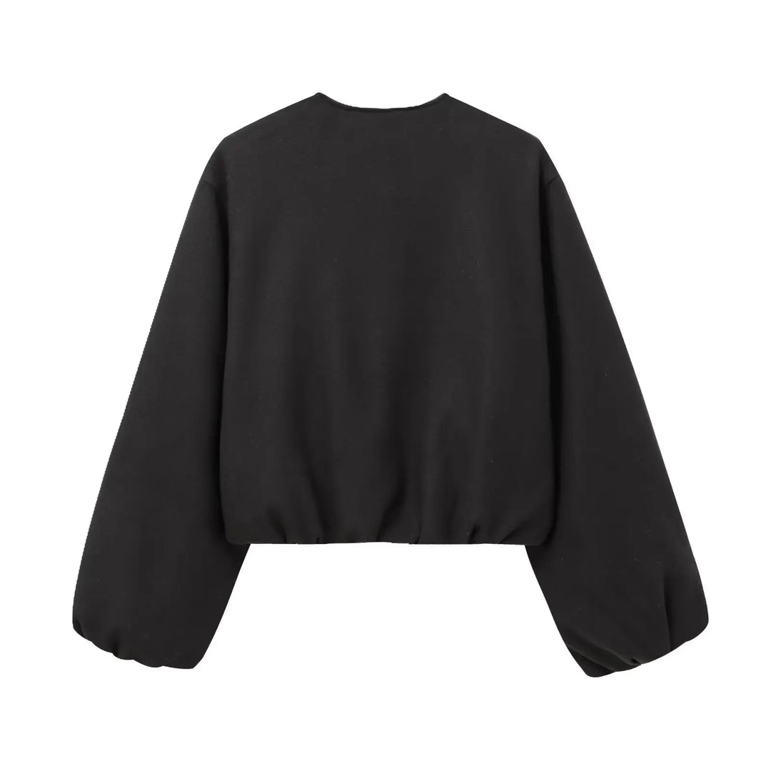 EB | Damen Bomberjacke mit Reißverschluss und elastischer Passform