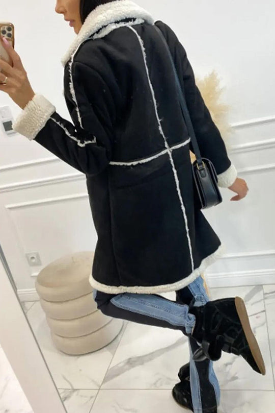 EB | Lammwolle Patchwork Freizeitjacke